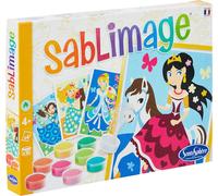 ERYI-¿ Sablimage - Princesses - Kit Loisir Créatif - Réaliser 4 Tableaux Avec 15 Tonalités De Sable - Profiter D'Un Jolie Cadre Grâce À Notre Concept Box - Dès 4 Ans - Fabriqué En France - 898