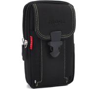 ERYI-Sac Tactique Ceinture, Sacoche Ceinture Nylon Ceinture Pochette Telephone Portable Pour Cyclisme, Randonnée, Alpinisme Course Sports Extérieurs, Pour Les Smartphones Jusqu'À 6,5 Pouces (1, Noir)