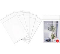 Eryi-Sacs Grand Auto-Adhésifs Plastique Opp 100pcs 23x30cm Sacs Cellophane Tansparent 50µm Sécurité Au Contact Des Aliments Pour Biscuits Boulangerie Impressions Bonbons Photos (15 Tailles Au Choix)