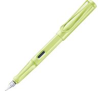 Eryi-Safari Springgreen - Stylo Plume Avec Grip Ergonomique Et Plume Acier Poli En Taille Ef - Matière Plastique Robuste Asa - Avec Cartouche Bleue T 10 - Droitier