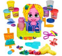 ERYI-Salon De Coiffure, Coffret Avec 6 Pots De Pâte À Modeler, Pour Filles Et Garçons Dès 3 Ans