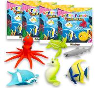 Eryi-Sbabam Mermaid Shell Surprise, Jeux Pour Enfants Kiosques De Kiosque, Jouets De Sirènes, Petits Bonhomme En Caoutchouc, Pack De 4, Idées Cadeaux Pour Enfants, À Partir De 3 Ans