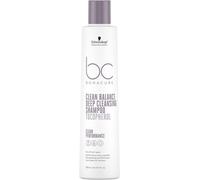 Eryi-Schwarzkopf Professional Bonacure Clean Balance Deep Cleansing Shampoo Tous Types De Cheveux Complexe De Soins Végan Tocophérol Protège Contre Influences Environnementales Sans Sulfate 250 Ml