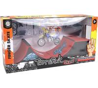 ERYI-- Set 2 Finger Skates, Une Double Rampe Et 1 Moto - 031460 - Métal Et Plastique - Skateboard - Doigt - Jouet Enfant - Anniversaire - Cadeau - Planche À Roulette - À Partir De 3 Ans