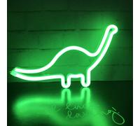 Eryi-Signes Lumineux Dinosaure Néon, Lumières De Nuit De Dinosaure Led Pour Le Cadeau Des Enfants, Le Mur, La Fête D'anniversaire, Noël, La Décoration De La Chambre