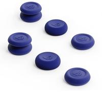 Eryi-Skin, Cqc And Fps Thumb Grip Set Joystick Cap Analog Stick Cap For Nintendo Switch Pro Controller & Ps5 / Ps4 / Slim/Pro Controller - Neon Blue, 3pairs(6pcs)