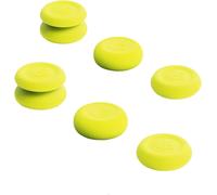 Eryi-Skin, Cqc And Fps Thumb Grip Set Joystick Cap Analog Stick Cap For Nintendo Switch Pro Controller & Ps5 / Ps4 / Slim/Pro Controller - Neon Yellow, 3pairs(6pcs)
