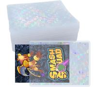 Eryi-Sleeves Protèges Cartes-20 Pièces 76x102mm Protège Cartes Transparents,Pour Collectionner Les Cartes De Jeu/Basketball/Photos(Transparent Laser)