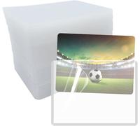 Eryi-Sleeves Protèges Cartes-44 Pièces 102x70mm Sleeves Transparents,Avec Film Protecteur,Pour Collectionner Les Cartes De Jeu/Basketball(Horizontal)