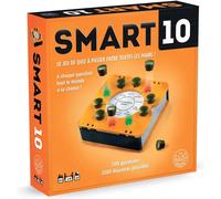 Eryi--Smart 10 Classique Version Française Jeu De Quiz Fun Et Compact - Jeu De Quiz Nomade Pour 2 À 8 Joueurs À Partir De 14 Ans Jeu De Quiz Avec 100 Cartes Questions Doubles-Faces Ma001