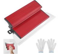 ERYI-Spatule Enduit Set, Douceur Double Face Couteau Enduit, 25Cm Parfait Liss Couteau A Enduire, Pour Mastic, Béton Lisseuse Enduit Couteau À Enduire (25 Cm)