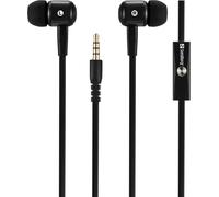ERYI-Speak'N Go In-Earset Headset Écouteurs Filaires Avec Microphone Mains Libres Bouton Refuser Et Répondre 20 Hz À 20 Khz Fiche Mini-Jack 3,5 Mm Écouteurs Intra-Auriculaires Noirs