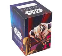 Eryi-Star Wars Unlimited Soft Crate - Full-Color Printed Officially Licensed Durable Deck Box, Holds 60 Double-Sleeved Cards, Tcgs & Lcgs, Ahsoka Tano/General Grievous Design, Made By