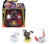 Eryi-Starter 3-Pack Special Attack Nillious Titanium Dragonoid, Bruiser Figurines Articulées Personnalisables Qui Tournent Et Cartes À Collectionner, Jouets Pour Garçons Et Filles À Partir De 6 Ans