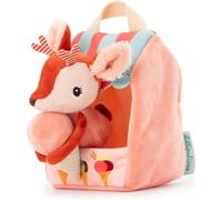 ERYI-- Stella Marchande De Glace - Jouet En Tissu Pour Enfants Avec Étal De Glaces, Personnage Et Accessoires - Stimule La Motricité Fine, L¿Imagination Et La Réflexion - Dès 2 Ans - 83493