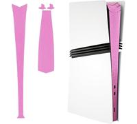 Eryi-Stickers Skin Ps5 Pro Console Partie Centrale Protège La Peau Texturée Stickers Anti - Rayures, Ps5 Pro Digital & Disc Edition(Honeycomb-Rose, For Ps5 Pro(2024))