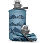 Eryi-Stow Moutains (350ml) \U2013 Bleu Tahoe \U2013 Bouteille D'eau Pliable \U2013 Bouteille De Voyage Ultra Légère Et Pliable, Flacon Souple Pour Ski, Randonnée, Vélo Ou Escalade