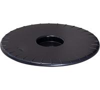 ERYI-Support À Roulettes Pour Pot De Fleur Ultraflat Ø 30 X 2,5 Cm I Pour Intérieur I Roule Pot Extra Plat En Plastique Abs, Hydrofuge, Noir I Capacité De Charge 100 Kg - 20044801