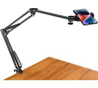 Eryi-Support De Caméra Webcam,Support De Téléphone,Portable Support Vidéo Bras Articulé Bras De Support De Bureau Flexible Pour La Photographie Plate En Direct & Diffusion En Direct, Enregistrement V