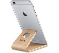 Eryi-Support De Téléphone Portable - Stand Universel Pour Smartphone Et Tablette Compatible Avec Iphone Samsung Galaxy Huawei - Bois De Bouleau