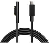 ERYI-Surface Vers Usb C Câble De Charge, Compatible Avec Microsoft Surface Pro 7/6/5/4/3 Go3/2/1 Laptop4/3/2/1, Nécessite Un Chargeur Usb-C De 45W 15V/3A