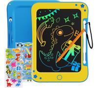 ERYI-Tablette Dessin Enfant Jouets Enfant 3 4 5 6 7 Ans Garçon Fille, Tablette D'Écriture Lcd 8,5 Pouces Ardoise Magique, Éducatifs Jouet Cadeaux D'Anniversaire De Noël Pour Enfants (Bleu Jaune)