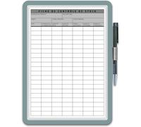 Eryi-Tarifold Fr 194110 - Pack 1 Cadre D¿Affichage A4 Porte-Copie Magneto Memo- Dos Adhésif Repositionnable- Cadre D¿Affichage Argent