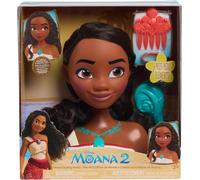 ERYI-Tête À Coiffer Vaiana 2 Princesses Disney, 7 Accessoires, Jeux D¿Imitation, Jouets Pour Enfants De 3 Ans Et Plus