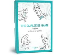 Eryi- The Qualities Game Language : English 64 Flashcards And 256 Qualities Non-Violent Communication Teaching Tool Build Self-Esteem