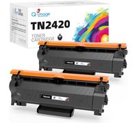 ERYI-Tn2420 Cartouche De Toner Compatible Pour Brother Tn2420 Tn-2420 Tn2410 Pour Brother Dcp-L2530Dw Mfc-L2710Dn Hl-L2310D Mfc-L2730Dw Dcp-L2510D Hl-L2375Dw Mfc-L2750Dw Dcp-L2550Dw(2 Noir)