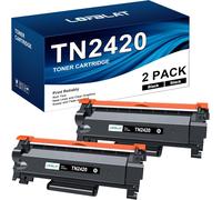 ERYI-Tn2420 Tn-2410 Cartouche De Toner Compatible Pour Brother Tn-2410 Tn 2420 Pour Dcp-L2530Dw Mfc-L2710Dw Hl-L2350Dw Mfc-L2710Dn Hl-L2310D Mfc-L2750Dw Dcp -L2510D Mfc-L2730Dw Hl-L2375Dw (2 Noir)