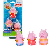 Eryi-Tomy Peppa Pig, Mummy Pig, Eclabousseurs De Bain Peppa & George, Jouets De Bain Pour Bébés, Jouets De Bain Pour Enfants, Accessoires De Bain, Convient Aux Enfants De 18 Mois, 2, 3 Et 4 Ans