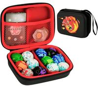 Eryi-Toy Manager Boîte De Rangement Compatible Avec Les Figurines, Bakucores Et Fighter Figures, Mini Porte - Jouets (Noir)(Jouets Non Inclus)