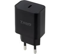 ERYI-Tqwc-Pdusbc20B - Chargeur Mural Usb C 20W Avec Pd 3.0, Compatible Avec Iphone, Ipad, Airpods, Huawei, Xiaomi Et Autres, Coloris Noir