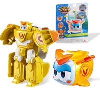 ERYI-Transformations Supercharged Golden Boy Pet, Figurine De Jeu D'Environ 6 Cm Pour Enfants, Jouet-Avion Et Figurine-Robot Pour Les 3 Ans Et Plus, Garçons Filles