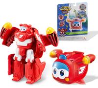 ERYI-Transformations Supercharged Jett Pet, Figurine De Jeu D'Environ 6 Cm Pour Enfants, Jouet-Avion Et Figurine-Robot Pour Les 3 Ans Et Plus, Garçons Filles