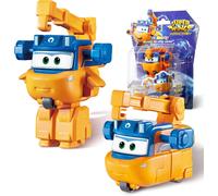 ERYI-Transformer Aeroplane Marty, Hauteur Env. 12,7 Cm, Figures D'Action 2 En 1, Avion Jouet Et Figurine De Robot Pour Garçons Et Filles À Partir De 3 Ans, Orange