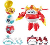 ERYI-Transforming Jett & Ball Robots 5 Inch Iron Power Deformation En Avion Figurines D'Action Anime Toys Pour Enfants