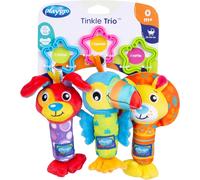 Eryi-Trio D'animaux De Jeu Pour Les Sorties, Avec Couinement, Hochet Et Clochette, Dès 0 Mois, Multicolore, 40193