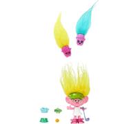 Eryi-Trolls 3, Figurine Viva Hair Pops À Fonction Avec Vêtements Amovibles, 2 Hair Pops Et Accessoires Surprises Inclus, Jouet Enfant, A Partir De 3 Ans, Hnf11