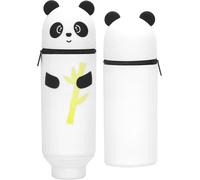 Eryi-Trousse À Crayons Kawaii, Trousse À Crayons Panda En Silicone, Trousse Pochette À Crayons Et Pot À Crayons 2 En 1 Pour L'école Étudiants(Panda)