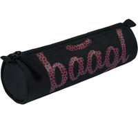 Eryi-Trousse Ronde Pour Enfants, Filles, Adolescents - Pour Fournitures Scolaires, Rouge, Trousse À Crayons