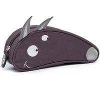 Eryi-Trousse Scolaire Simple (Le Loup X Déglingos) - Amusant - École Maternelle À Cp - Fille - Trousse Animale - Dès 3 Ans - Polyester Recyclé - Grise