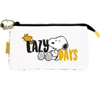 Eryi-- Trousse Snoopy 3 Compartiments Organisation Pour La Rentrée, Fournitures Scolaires, Trousse Scolaire Collège Ou Lycée