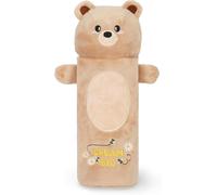 Eryi-- Trousse Super Soft, Teddy Bear, Étui Moelleux, Carton Avec Dessin À Colorier Inclus, 100% Polyester, Super Doux Étui