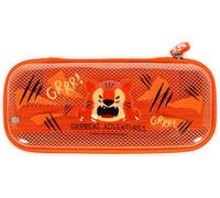 Eryi-- Trousse Wonderwow, 2 Compartiments Et Porte-Stylo Intérieur, Compartiment Intérieur Avec Tissu En Maille, Fermeture À Glissière, 23 X 11 X 5 Cm