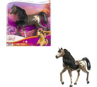 Eryi-\U200bspirit L'indomptable, Figurine Cheval Sauvage, Tête Articulée Et Longue Crinière Noire Pour Rejouer Les Scènes Du Film, Jouet Pour Enfant, Gxd99