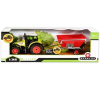 ERYI-\U2013 Coffret De Jouet Tracteur Claas Celtis 446 Avec Sa Remorque À Grains \U2013 Existe En 4 Versions Différentes \U2013 Jouet Enfant 3 Ans Et Plus - 802038