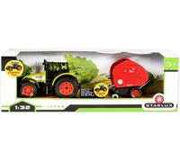 ERYI-\U2013 Coffret De Jouet Tracteur Claas Celtis 446 Avec Sa Roundballeuse \U2013 Existe En 4 Versions Différentes \U2013 Jouet Enfant 3 Ans Et Plus - 802038