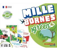 Eryi-\U2013 Mille Bornes Green \U2013 Jeu De Société \U2013 Jeu De Cartes \U2013 Atteignez Les 1000 Bornes En Premier \U2013 A Jouer En Famille Ou Entre Amis \U2013 2 Joueurs À 8 Joueurs \U2013 Dès 7